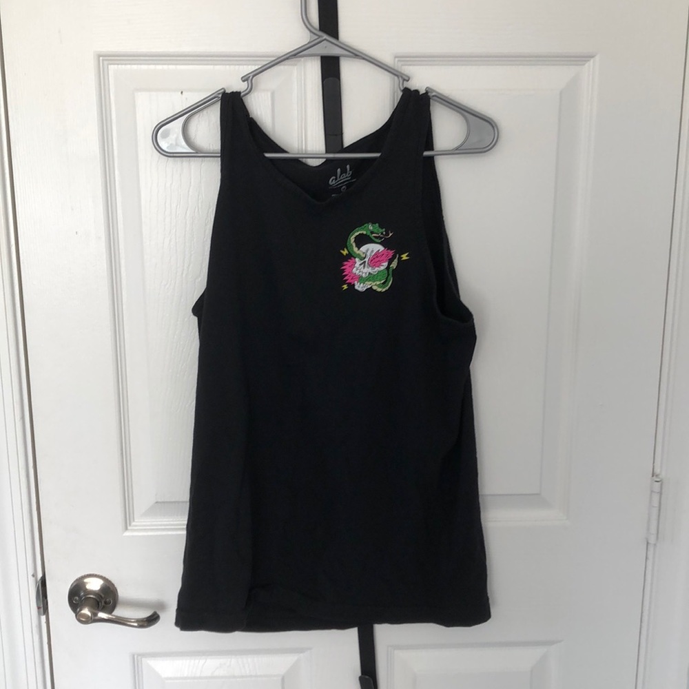 A-lab snake skull tank top